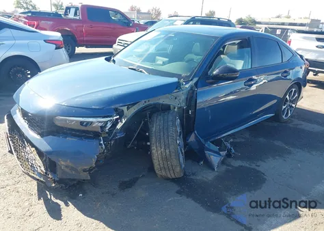 2025 Honda Civic Hybrid Sport/Sport Touring from USA, damaged, VIN 2HGFE4F86SH326577